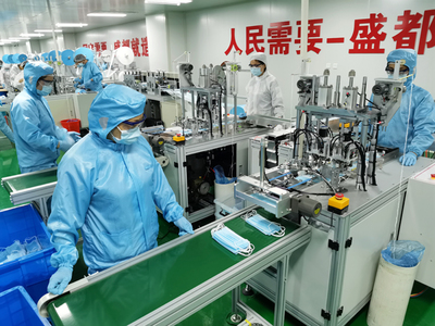 大客戶看過來,盛都日產(chǎn)300萬只口罩工廠開工
