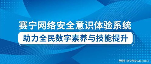 賽寧網絡安全意識體驗系統 數字技術服務新標桿，助力全民數字素養與技能提升